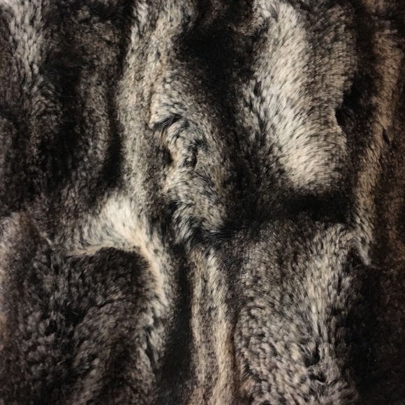 Via Spiga Marble Faux Fur Isabetta  Bomber Jacket - Picture 10 of 11